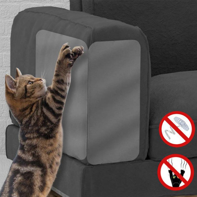 2 teile/los Couch Cat Scratch Guards Matte Schaber Katze Baum Kratzen Klaue Post Pfote Sofa Protector Für Katzen Scratcher pet Möbel