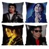 M-Michael Jackson Classic Singer Cushion Cover Pattern Printed Pillowcase for Living Room Sofa Cushion Cover & Bedroom Decor