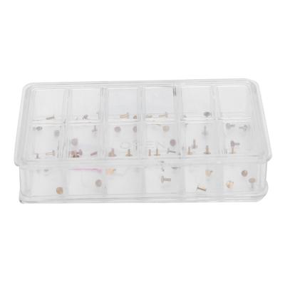 60pcs / Box Copper Watch Dial Feet Assortment Spares Repairs Parts for Wristwatch Watchmaker