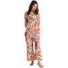 Leriya Fashion Women Ethnic Kurta Set | Rayon Co-Ord Set | Fancy Pajama Set | Pack Of 2 | Floral Printed Top & Pant Set