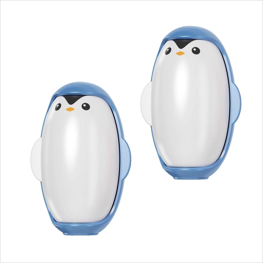 Washable Lint Remover Large Penguin Clothes Roller Portable Pet Hair Remover Dust Removal Brush Hair Sticky Cleaning Tools