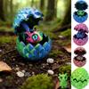 3D Printed Dragon Egg Figures Animal Toys MIni Dragon Fidget Toys Simulation Eyes Home Accessories Desktop Decor Kids Toys Gifts