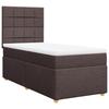 Maison Exclusive - Sommier à lattes de lit avec matelas Marron foncé 100x200 cm