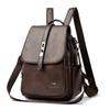 Faux Leather Backpack for Women Vintage Mini Bag with Adjustable Strap Crossbody Design