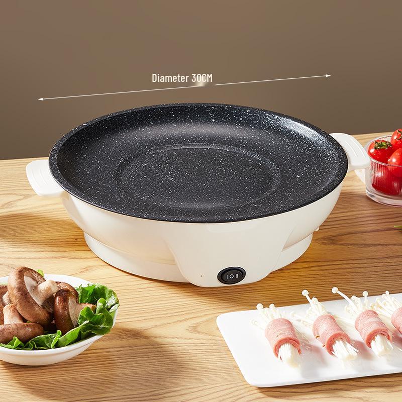 

Многофункциональный портативный электрический гриль: Бытовая сковорода для барбекю и духовка Diameter 22cm