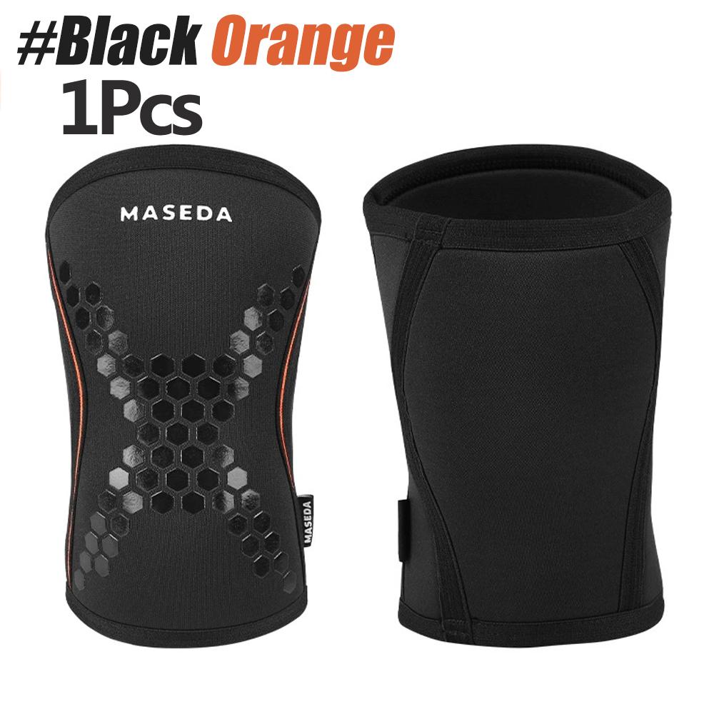 

1Pcs 7Mm Neoprene Knee Sleeves For Weightlifting Compression Knee Brace Support For Squats Crossfit Training Workout M