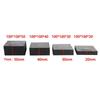 1pcs Black Rubber Sheets Damping Gasket Pad 50x50mm 100x100mm  Thick 10mm 15mm 20mm