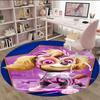 1pc Paw9 Carpet, Round Rug, Comfortable, Suitable for Entryways, Living Rooms, Office, And Bedrooms, Christmas Decoration