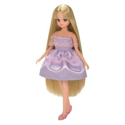 TAKARA TOMY Licca-chan Doll LD-12 Long Hair Fashion Set Dress-Up Toy for Kids Ages 3 and Up