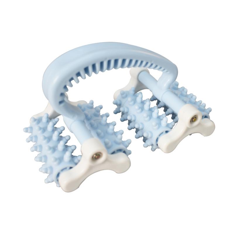 

Массажный ролик для мышц, увеличивающий фасции и антицеллюлитный ролик, инструмент для сжигания жира и миофасциального высвобождения синий