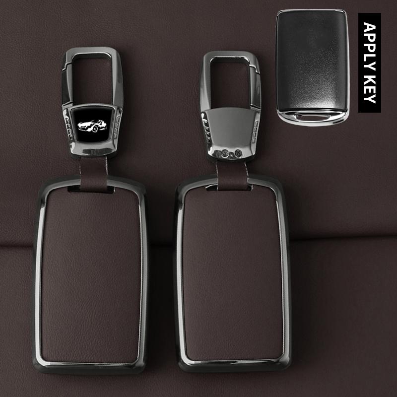 

Metal Leather Car Key Case Protect Cover Shell For Mazda 3 Alexa CX30 CX-30 CX-5 CX5 CX3 CX-3 CX8 CX-8 CX9 CX-9 Accessories