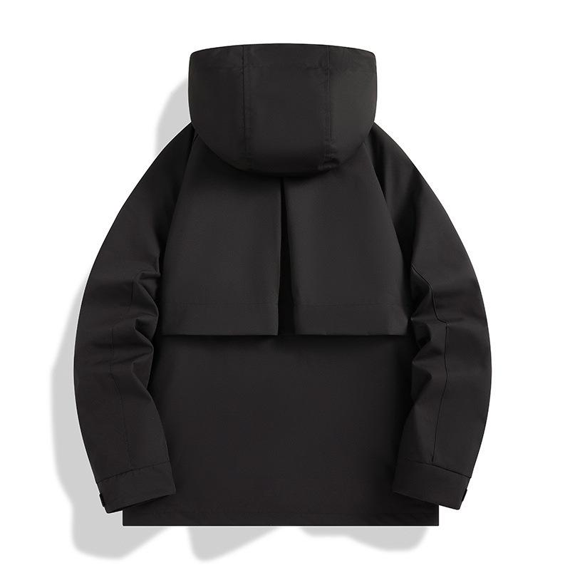 Autumn and Winter Outdoor Three-in-one Jacket with Removable Hood, Waterproof and Windproof Jacket