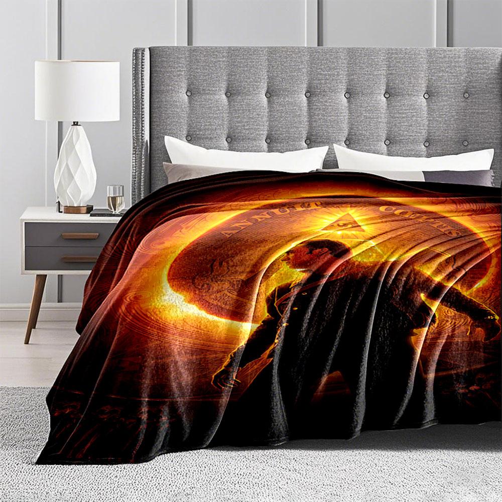 Mysterious Illuminati Design for all seasons blanket lunch break throw gift