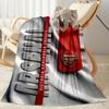 Arsenal Blanket Soft Warm Cozy Perfect for Picnics Chair Livingroom for All Seasons Playful Design Gifts For Family Or Friends