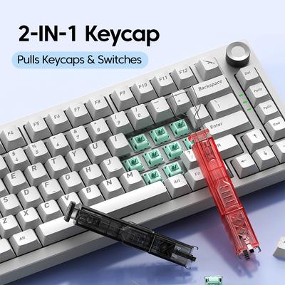 Multi-Color 2-in-1 Keyboard Keycap Switch Puller Universal Keycap Shaft Dismantler Button Opener Keyboard Accessory