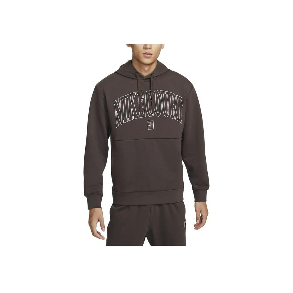 Nike Court Heritage Dri-Fit Comfortable Soft Loose Moisture-Wicking Sweatshirt Men Sweatshirt Baroque-Brown Velvet-Brown FQ2094-237