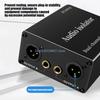 R6FF XLR 6.5mm Music Ground Looping Isolator For Guitar Studio Noise Reductions