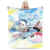genshin impact game Accessories Blankets Soft Flannel Throw Blankets Comfortable Plush Thin Quilt
