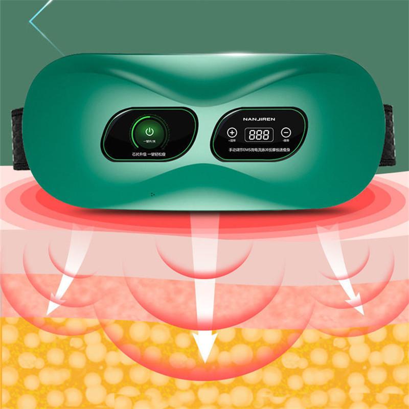 Cellulite Massager Eletric Muscle Stimulator Body Massage Abdominal Ems Muscle Stimulation Losing Weight Belly Slimming Belt Abs