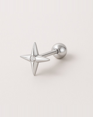 Boucles d'oreilles à tige en argent sterling 925, 100 % plaqué or, délicates et faites à la main, avec zircones cubiques de 6 mm, pour femme