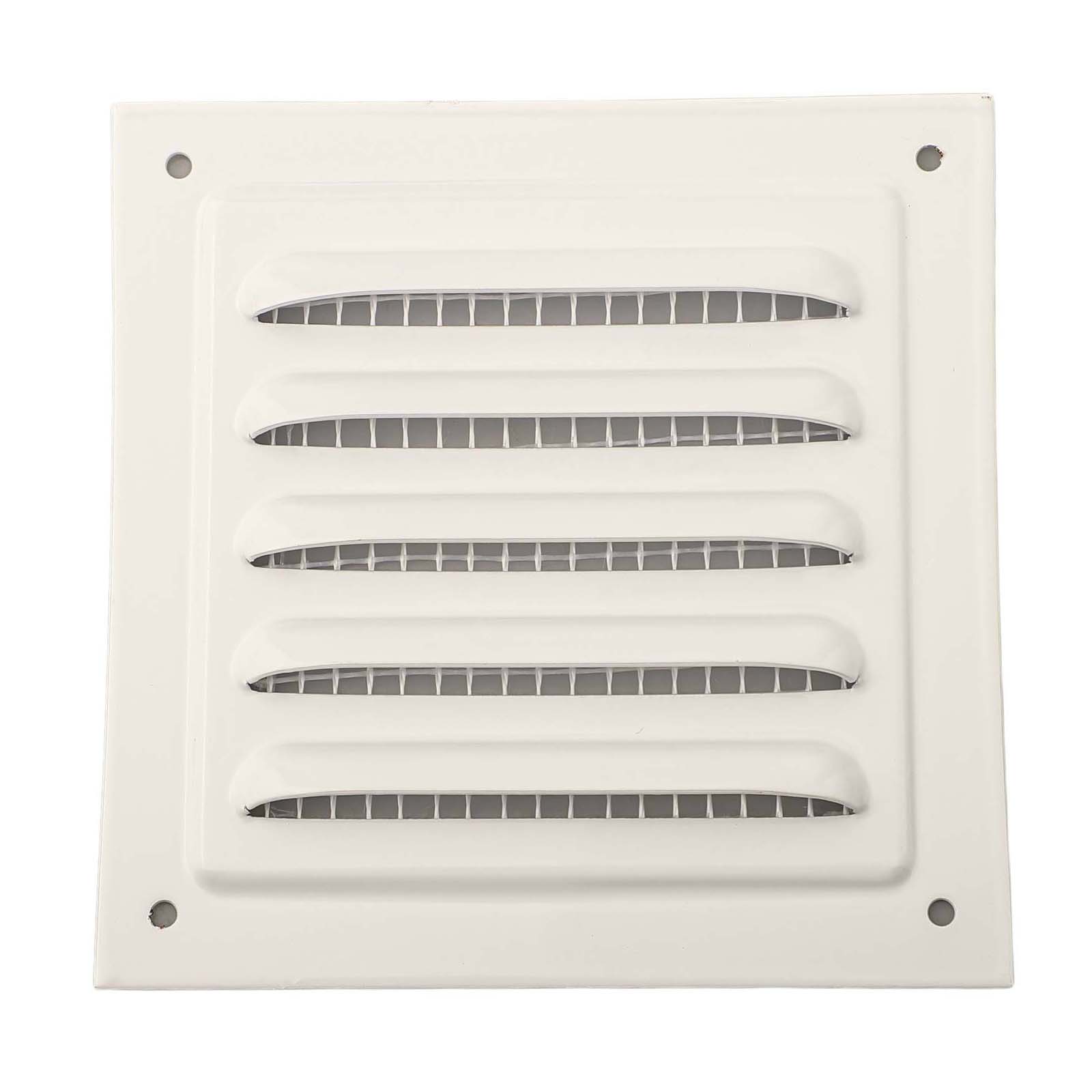 

1Pc Air Vent 100-200mm Aluminum Louver Vent Grille Cover Square Vent Insect Screen Cover For Home Improvement Hardware