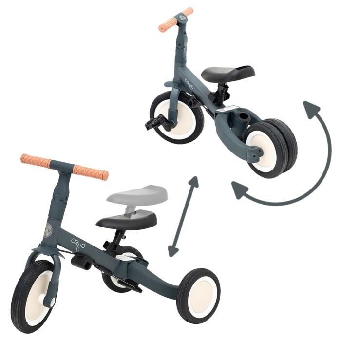 5-in-1 Convertible Tricycle for Children Gyro Olmitos from 1 To 5 Years Adaptable and Modular with or Without Pedals