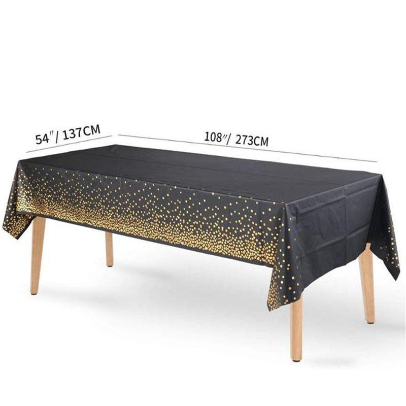 Elegant Black Gold Stamping Party Tableware Supply Perfect For Weddings Birthdays And Baby Showers