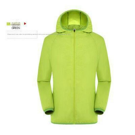 Unisex Summer Hooded Sun Protection Jacket