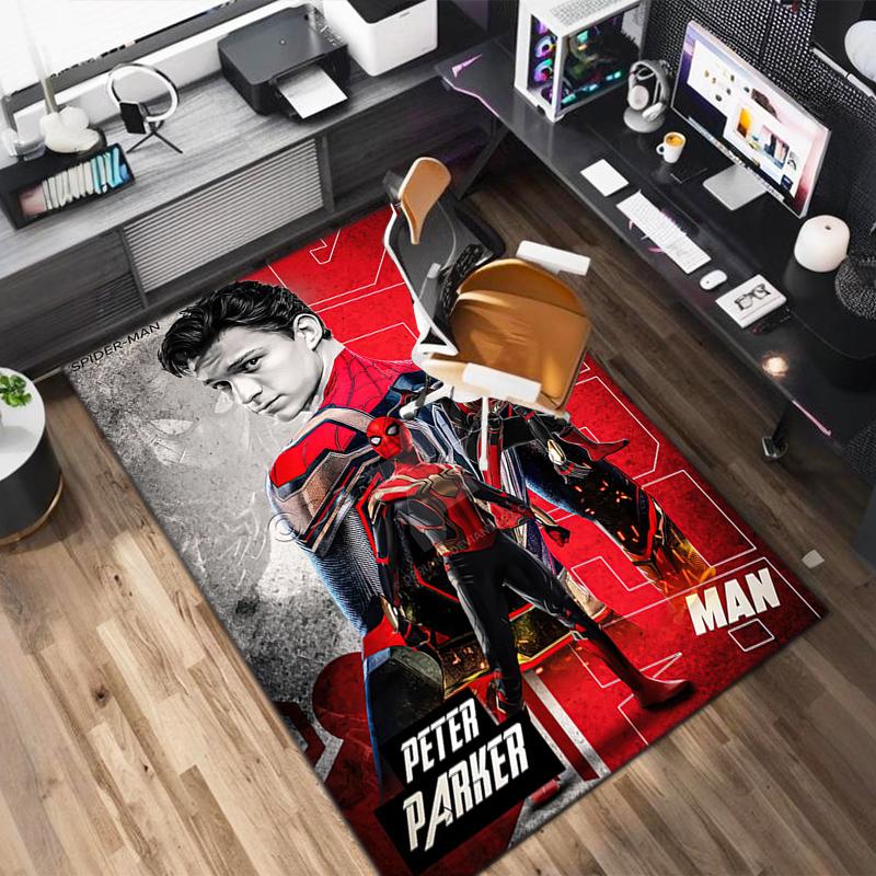 1 Stück Spider-Man Teppich - Heimdekoration Teppich für Wohnzimmer Schlafzimmer Bodenbelag Computertisch Bereichsteppich