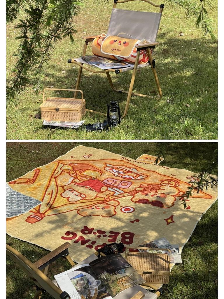 Waterproof Insulated Ultrasonic Picnic Mat Camping Tent Ground Mat Outdoor Lounger Mat Custom