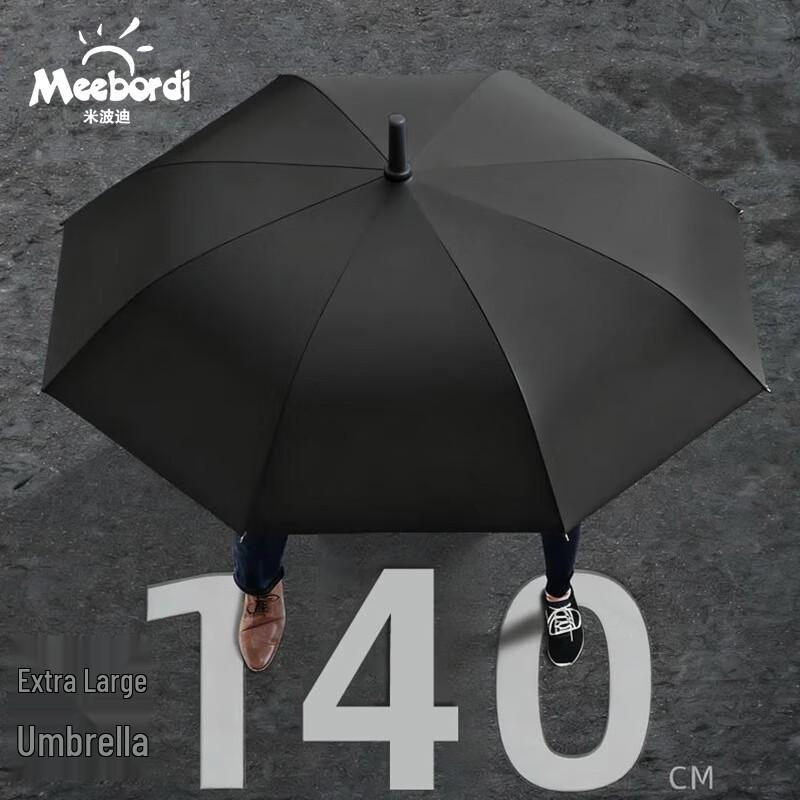 Meebordi Large Windproof Straight Handle Golf Umbrella