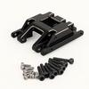 Black Coating Brass Skid Plate Transmission Mount for 1/18 RC Crawler TRX4M Upgrade, 60g