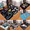 Creative Sneaker Print Area Rug Machine Washable Non Slip Floor Mat for Living Room Bedroom Hallway Kids Playroom Home Decor Gift