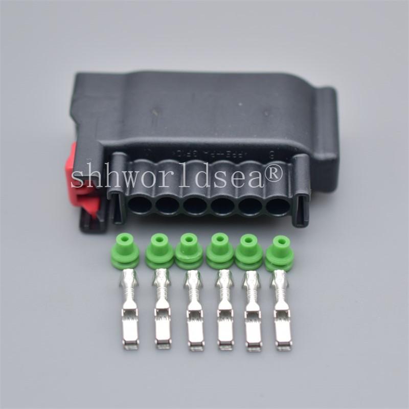 1Sets 6 Pin 4M51-9F836-BK Auto Accelerator Pedal Car Connector For Volvo For  Ford 1.6TDCI Accelerator Throttle Car 4M5T-14A464