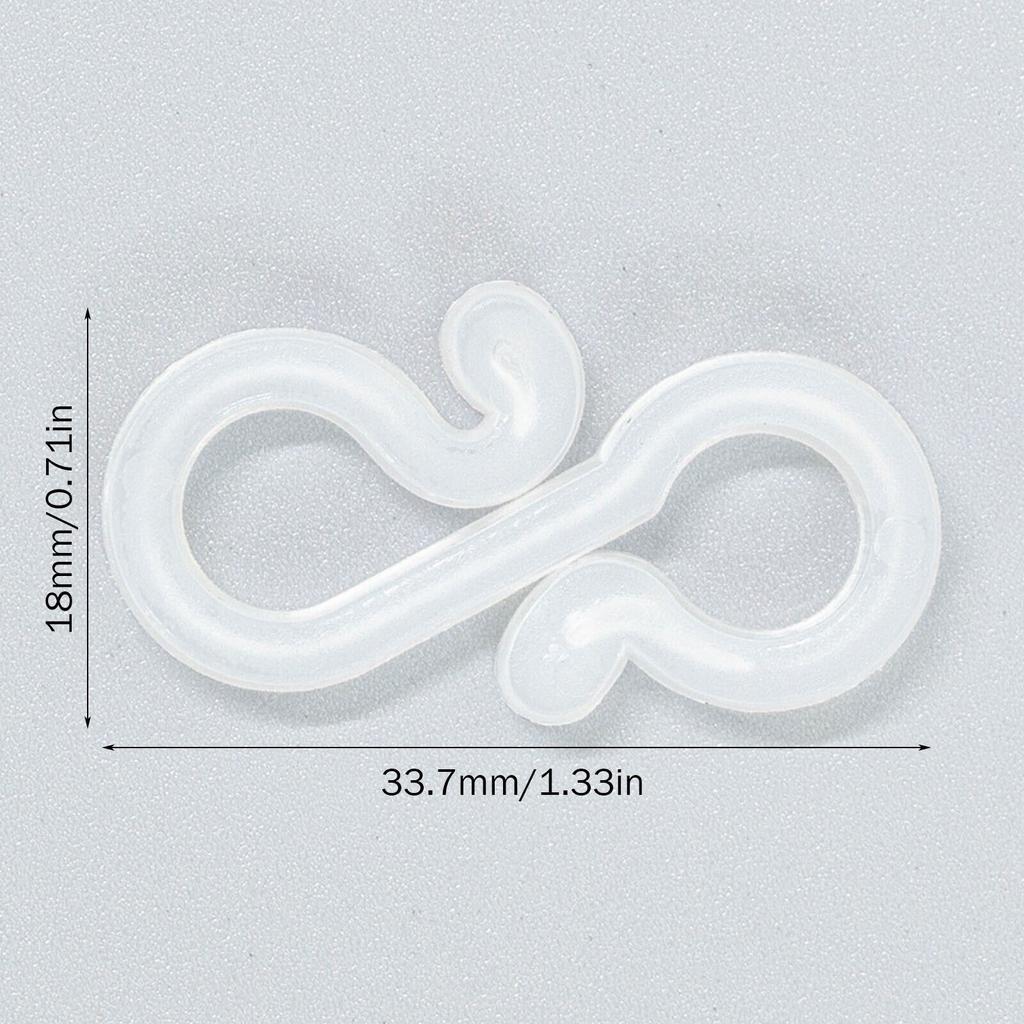 Pachet de 100 Cârlige Metalice Durabile pentru Agățat Lumini, Cleme pentru Lumini Șir Exterior, Clip pentru Lumini de Petrecere, Cârlig pentru Lumini de Crăciun