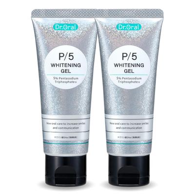 Whitening Gel In 60g X Intensive Whitening Removes Teeth Stain and Prevents Tartar Gel 60141 Dr.Oral (2-Pack) [Made Japan] Mint, 2, Gel, Toothpaste,