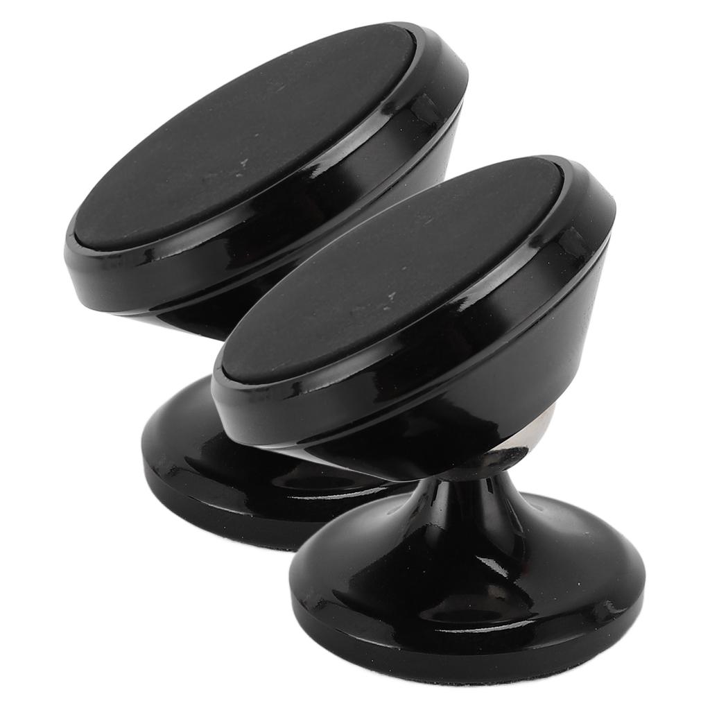 2PCS Car Mount Phone Holder Plastic 360 Degree Rotation Magnetic Automobile Cell Phone Holder