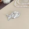 New Lobster Irregular Brooches Gold Plated Metal Geometric Brooches Glossy Finish Starfish Lapel Pins Clothes Decoration