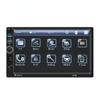 Autoradio 7 pollici 2 Din Audio stereo Bluetooth Telecamera per retromarcia Sistema DVR per auto integrato