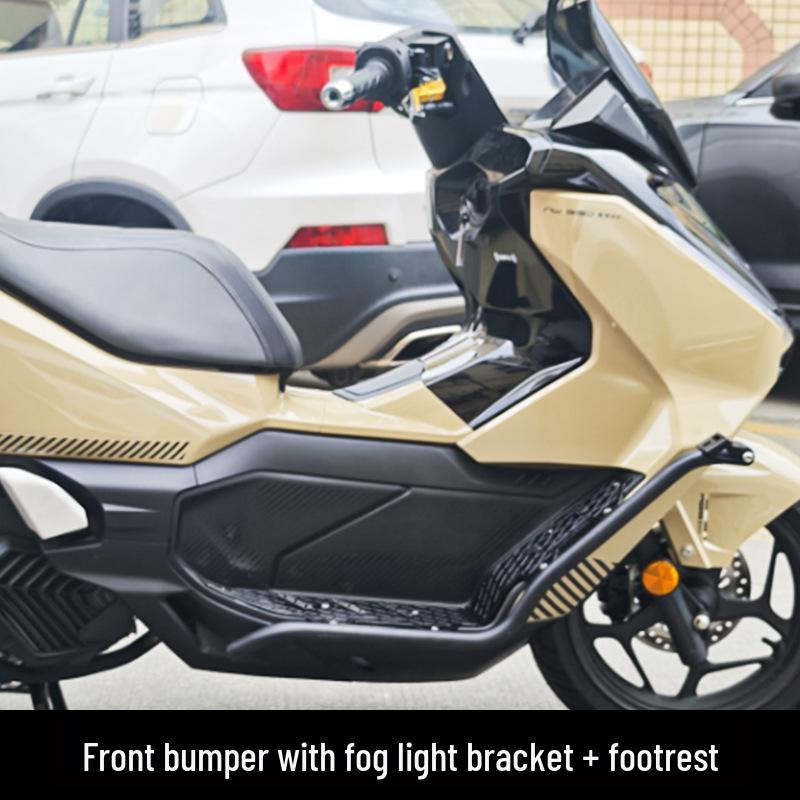 Thickened Aluminum Footpegs & Bumper Guard for 25 Honda NWG150 Models