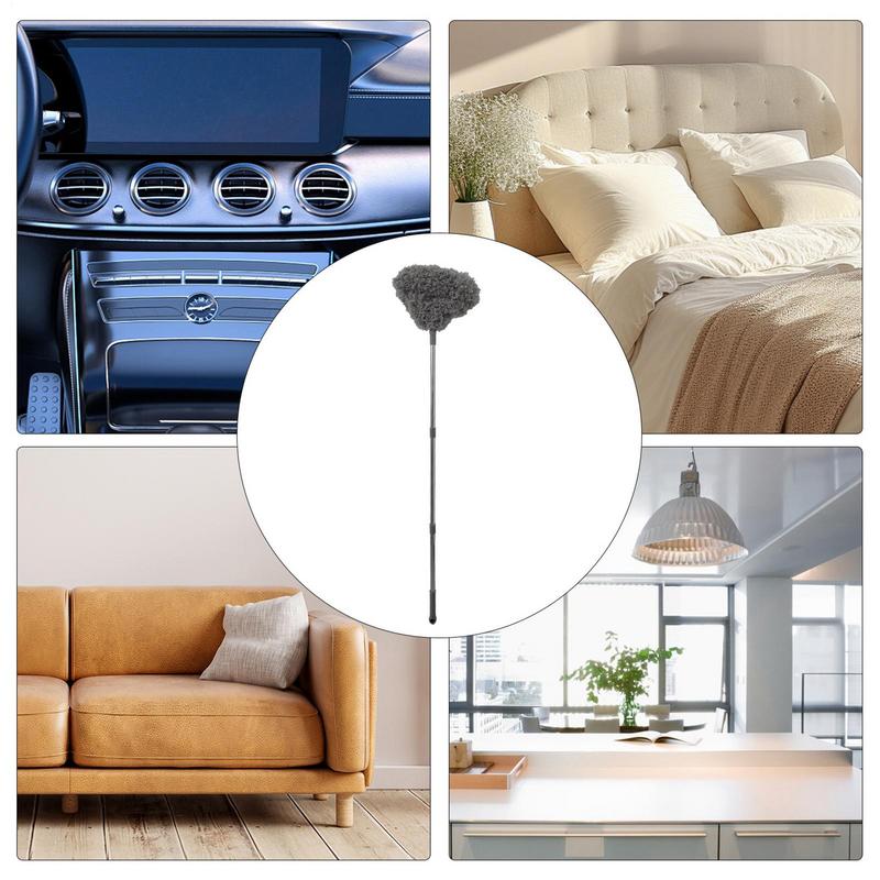 Ceiling Fan Cleaning Tool Extra-Long Dusters With Extension Pole For Cleaning Flexible Furniture Cleaner For Baseboard Blind