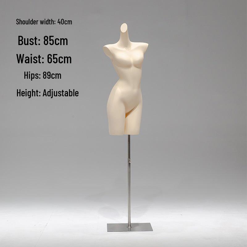 Unisex Torso Mannequin: Female & Male Underwear Display Stand