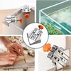 Stainless Steel Wood Working Clamps 90° Right Angle Fixed Clamp Adjustable Positioner Photo Frame Splicing Quick Clamp Hand Tool