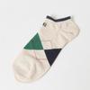 DakS Men S Ankle 4 pairS Set Check Pattern dbSS4f901bk