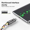 Portable Mobile Phone Lanyard PD240W Charging Cable, 2 in 1 USB Type C Data Cord Quick Charging Cable for Travel