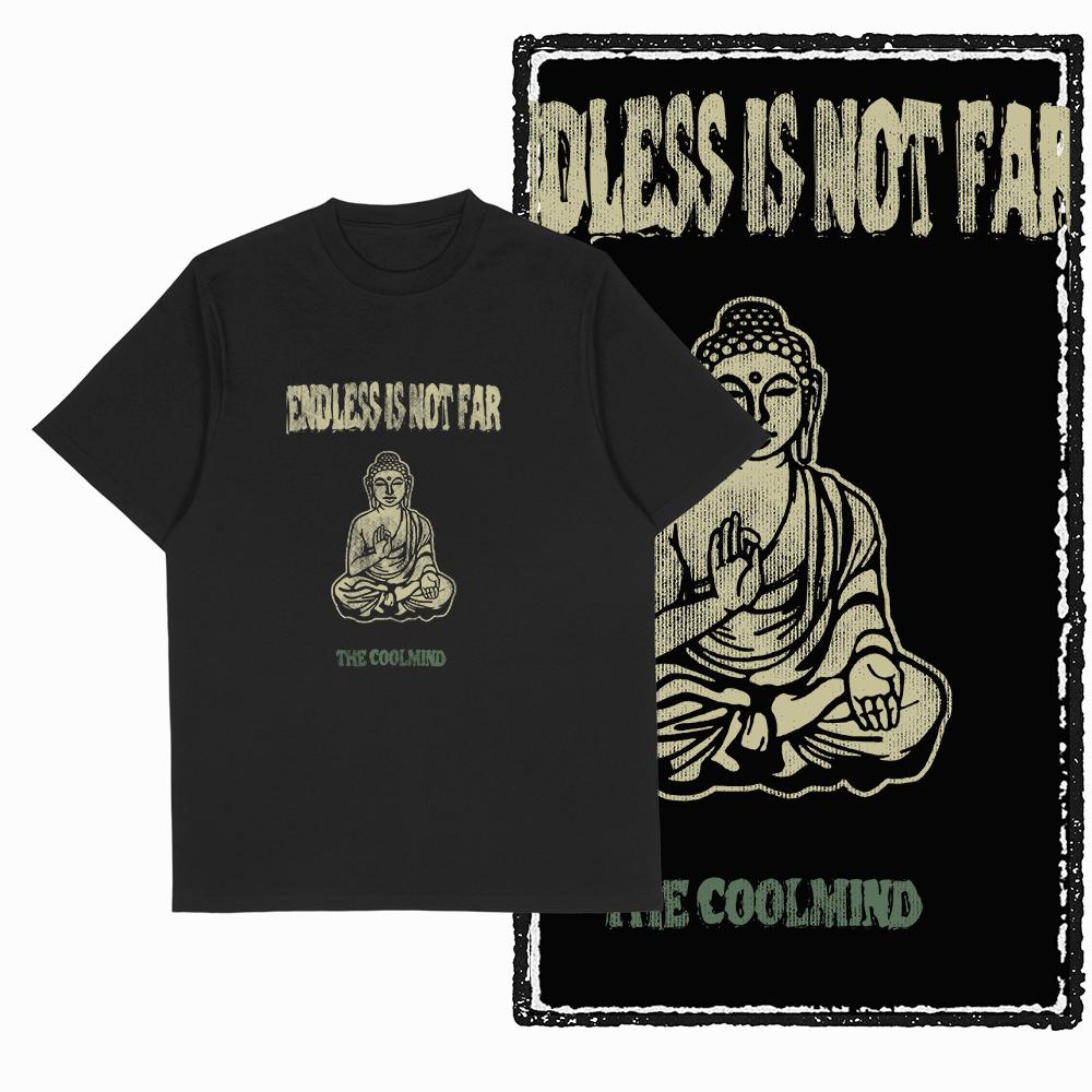 2025 Summer Classic Letter Pattern Printed Short-Sleeved Cotton Men's Loose Breathable Casual And Simple Round-Neck T-Shirt