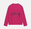 Top Nike Stussy a maniche lunghe rosa