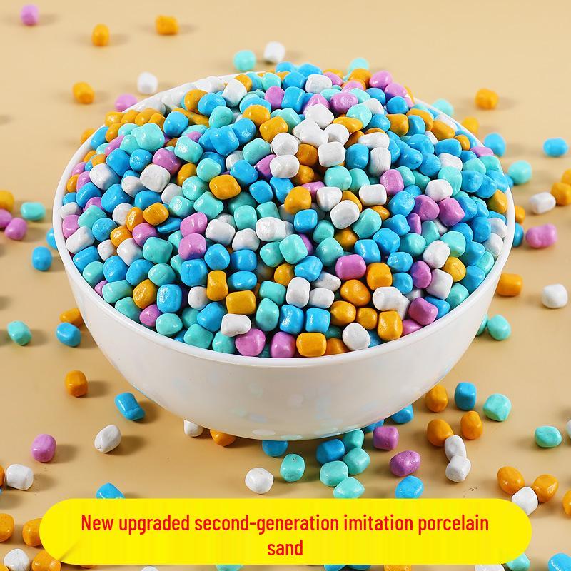 Colored Stone Large Particle Sand Toys for Children and Infants - Indoor Play