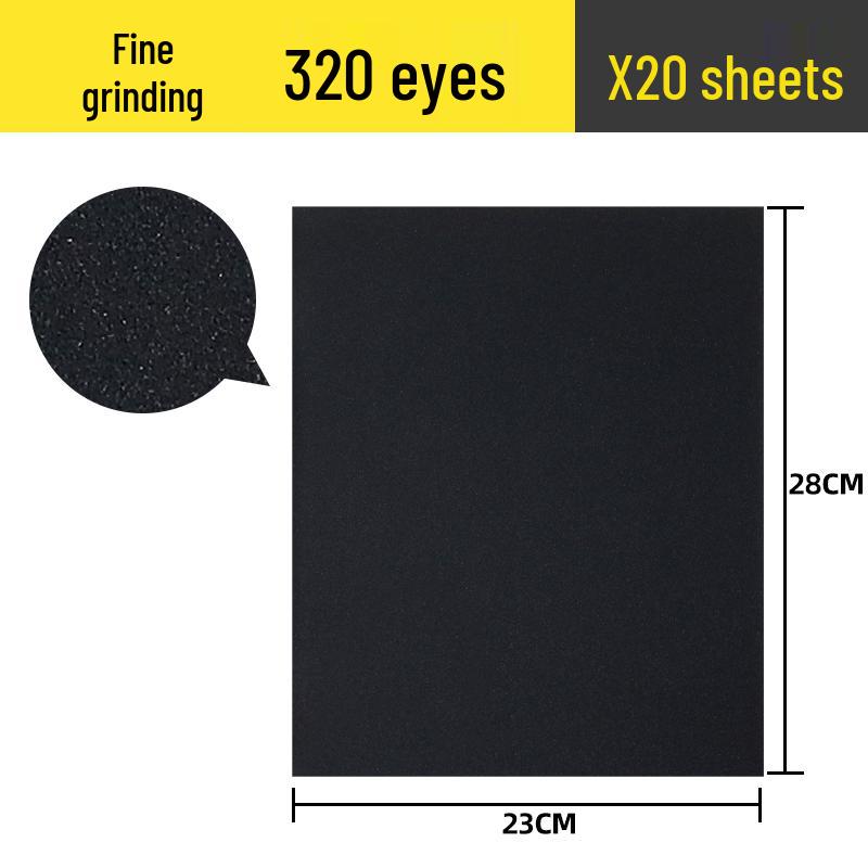 Ultra-fine 2000 Grit Wear-Resistant Sandpaper for Wet and Wood Sanding
