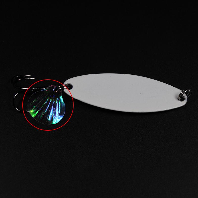 30 sztuk plastikowe perły Flash Spinner Blade miękka przynęta ryby skrzelowe wiązanie muchowe Streamer Shinning atraktor nowa łyżka wędkarska akcesoria